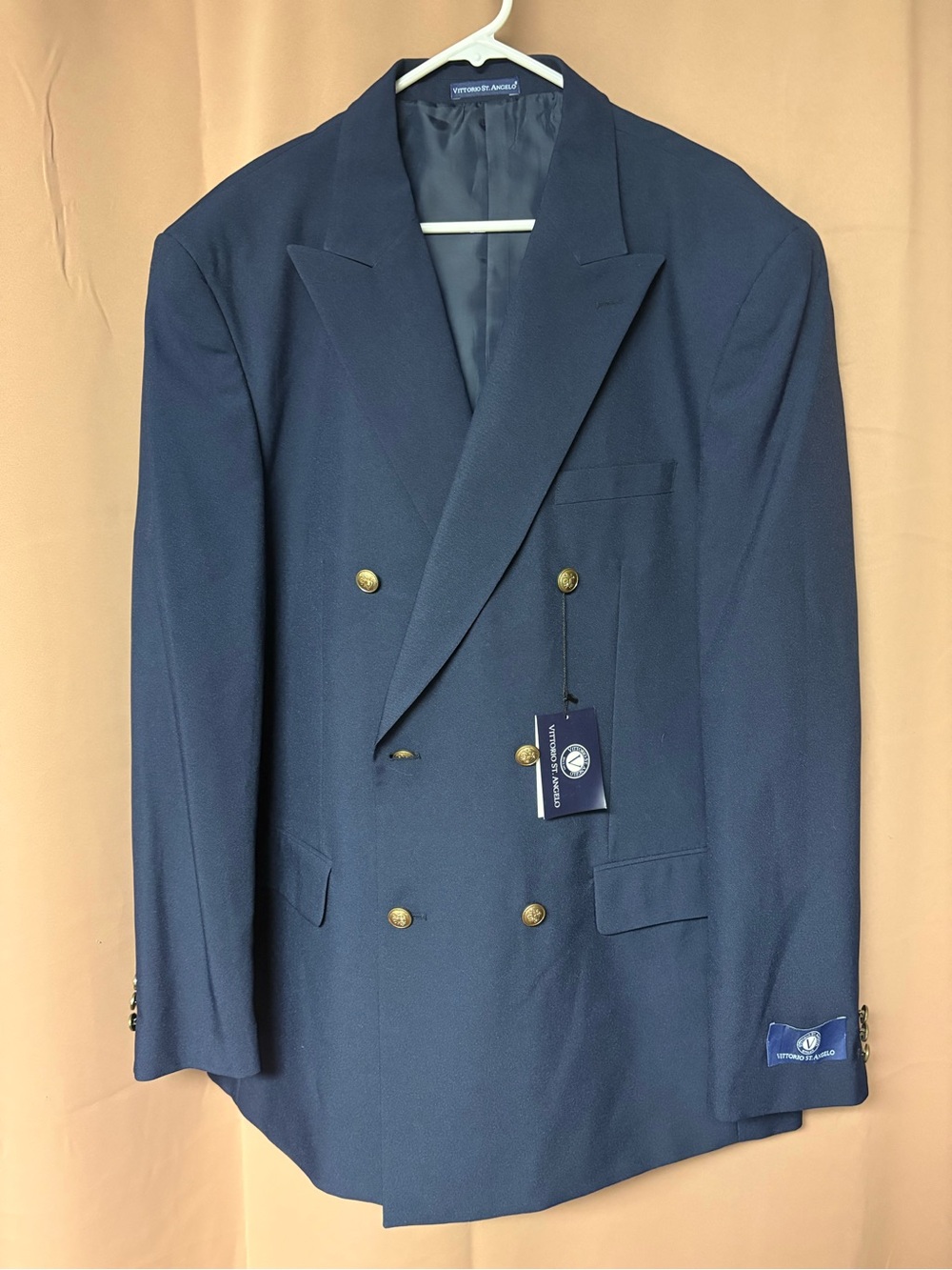 Vittorio St. Angelo double-breasted blazer Size 46L